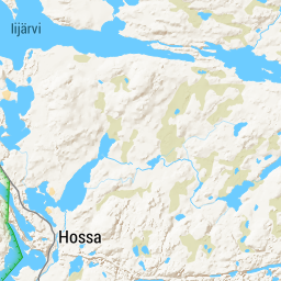 Iijärvi - Hossa vesiretkeilyreitti - ULKO Route Planner and Sports tracker