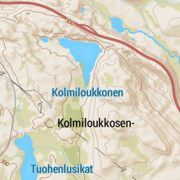 Sallatunturi - Kaunisharju valaistu polkuverkosto - ULKO Route Planner and  Sports tracker