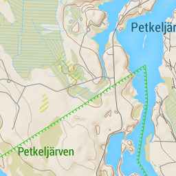 Ravajärvi-Petkeljärvi reitti - ULKO Route Planner and Sports tracker